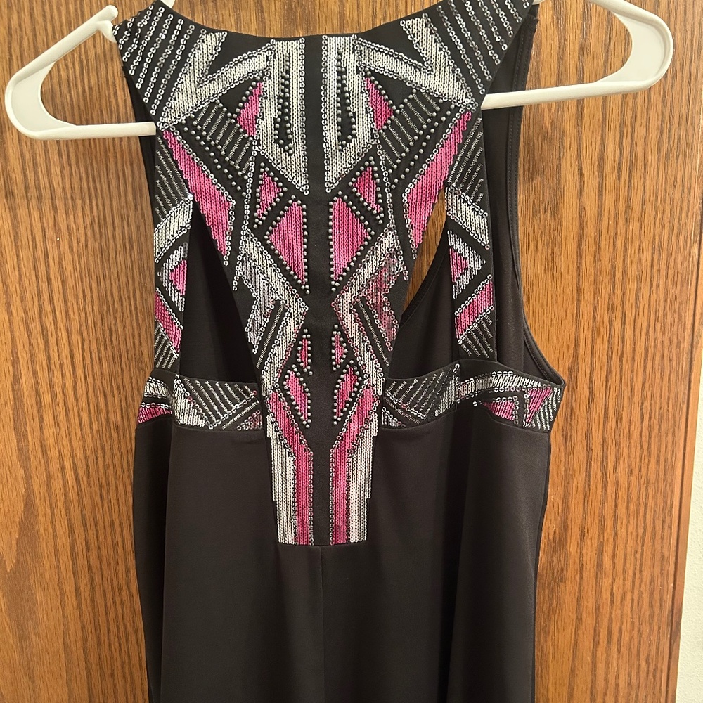 Express jewel racerback tank top